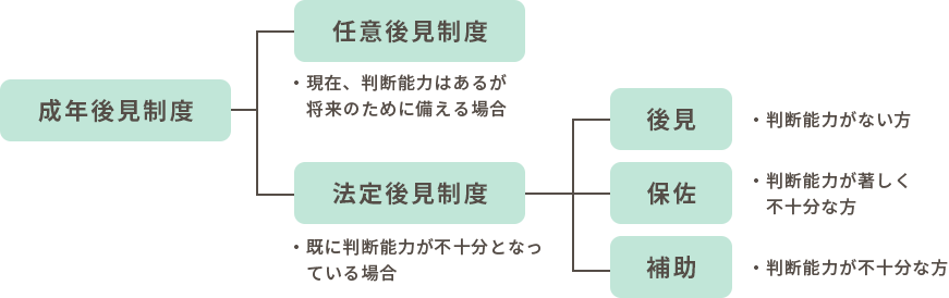 成年後見制度のしくみ